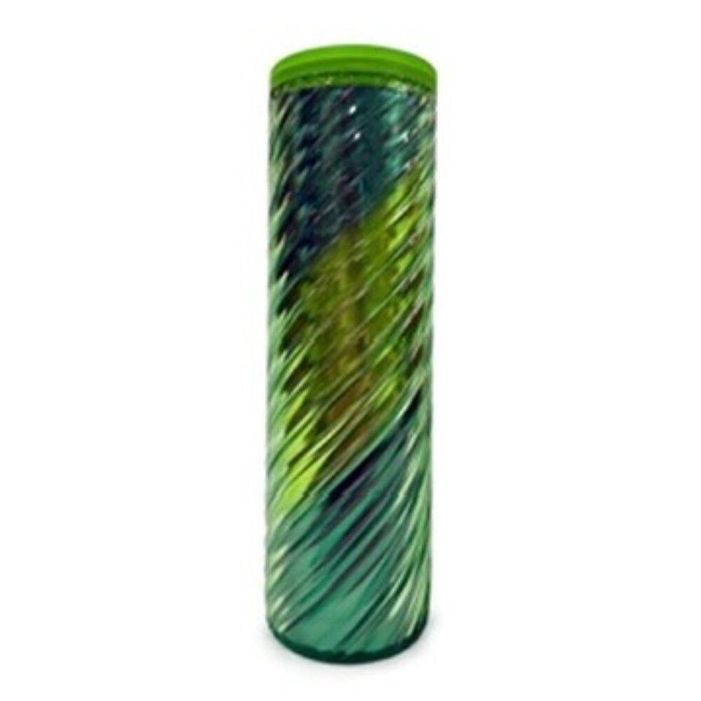 Starbucks‎ hot/cold Tumbler cup 2022 Winter swirl Green 16 oz